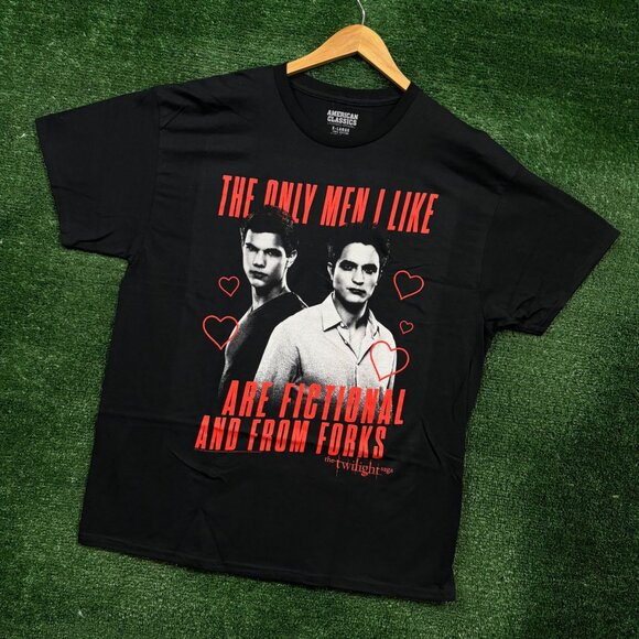 Twilight The Only Men I Like are From Forks T-Shirt Size Extra Large - Picture 3 of 4